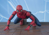 SH Figuarts Spider-Man Homecoming + Option Act Wall