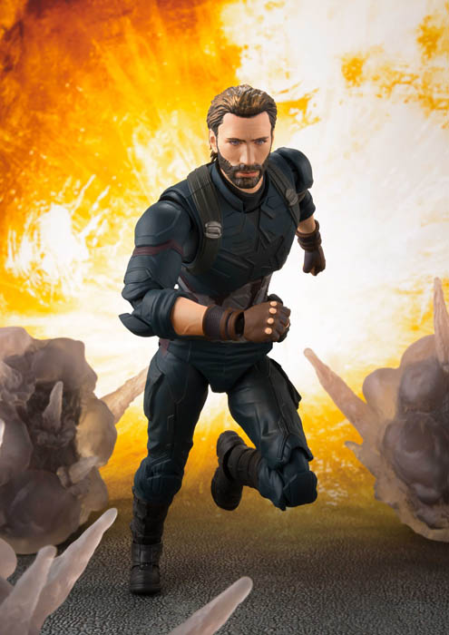 SH Figuarts Captain America & Explosion Effect - Click Image to Close