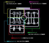 HGUC Gundam TR-1 Advanced Hazel & TR-6 Parts