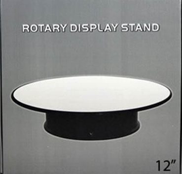 12" Rotating Display Stand - Click Image to Close
