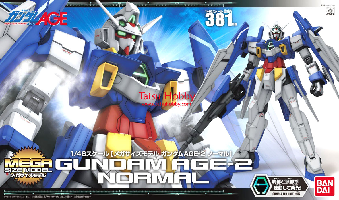 1/48 Mega Size Gundam AGE-2 Normal - Click Image to Close