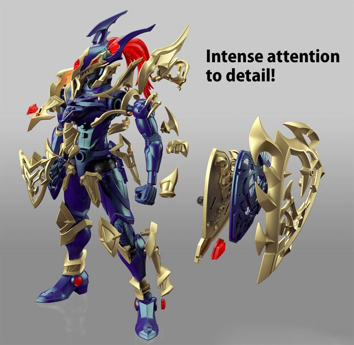 FigureRise Standard Black Luster Soldier - Click Image to Close