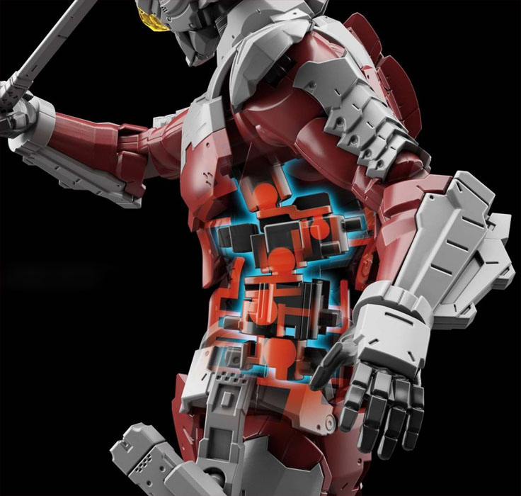 FigureRise Standard Ultraman Suit ver 7.5 - Action - - Click Image to Close