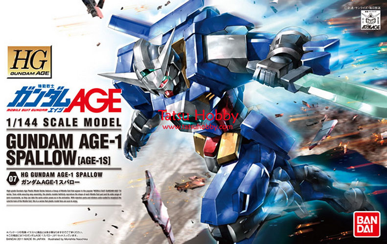 HG Gundam AGE-1 Spallow - Click Image to Close