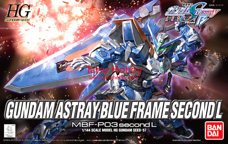 HG Gundam Astray Blue Frame 2nd L - Click Image to Close