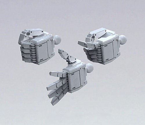 1/144 Builders' Parts: MS Hands 04 - Click Image to Close