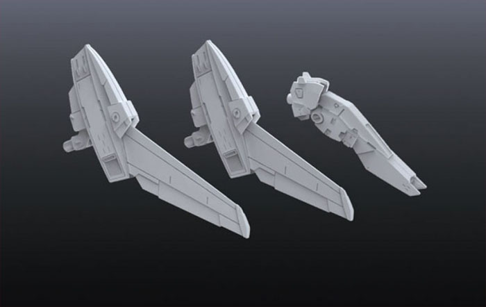 Non Scale Builders' Parts: MS Power Up Wing 01 - Click Image to Close