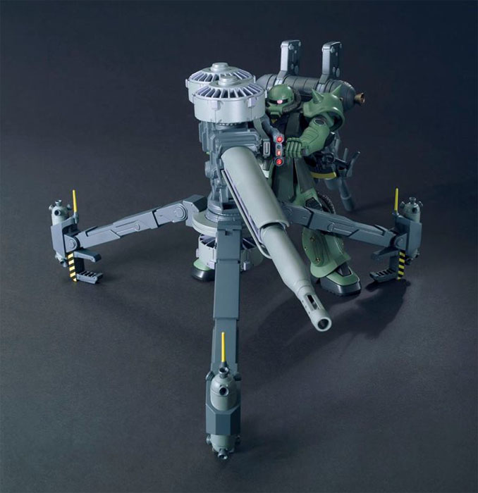 HGUC Zaku II & Big Gun Thunderbolt (Anime Color ver) - Click Image to Close