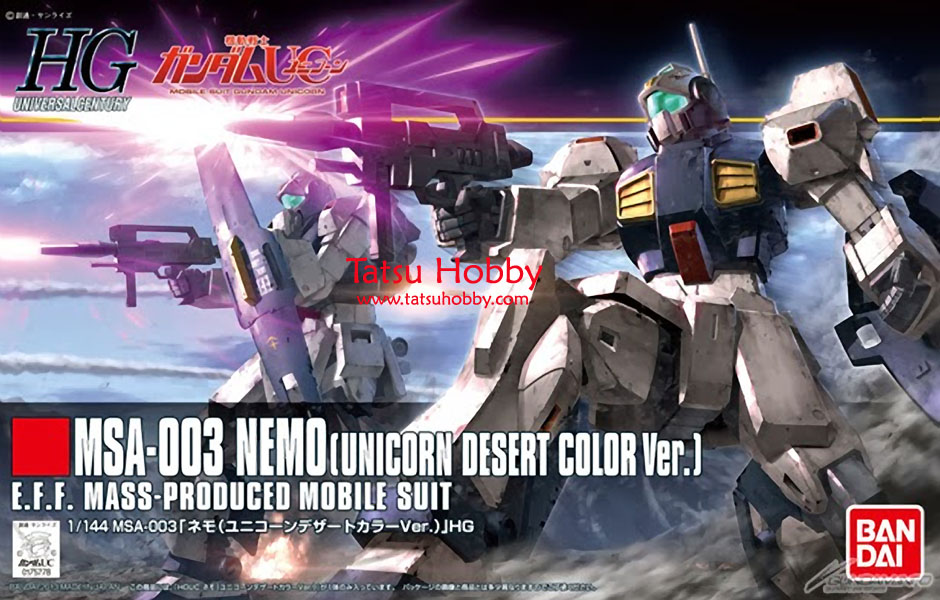 HGUC Nemo Desert Color (Unicorn ver) - Click Image to Close