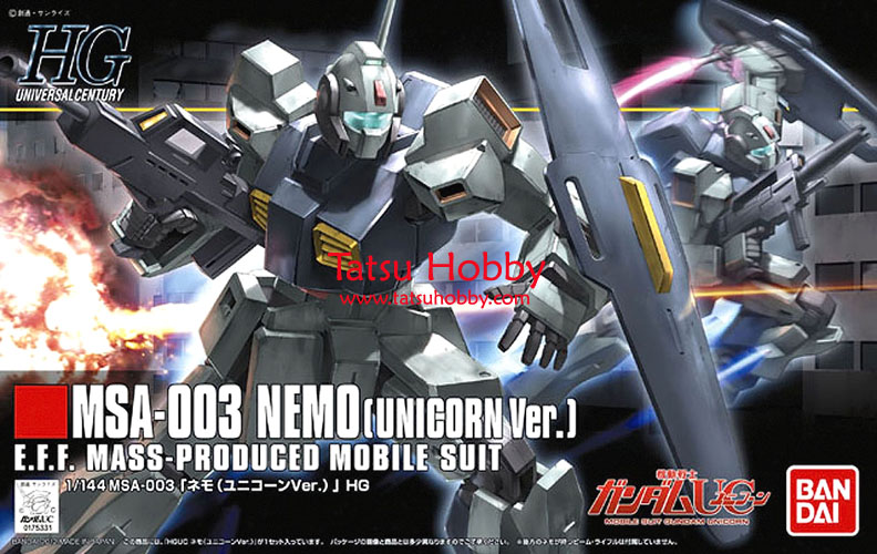 HGUC Nemo (Gundam Unicorn ver) - Click Image to Close