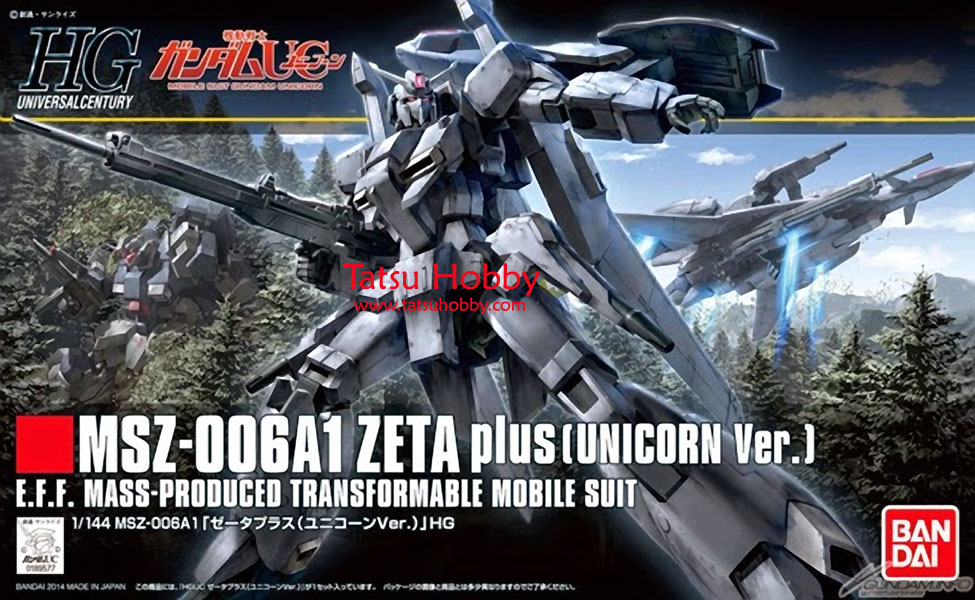 HGUC Zeta Plus A1 (Unicorn ver) - Click Image to Close