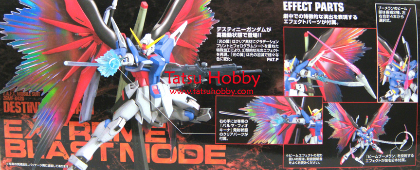 MG Destiny Gundam Extreme Burst Mode Special Edition - Click Image to Close