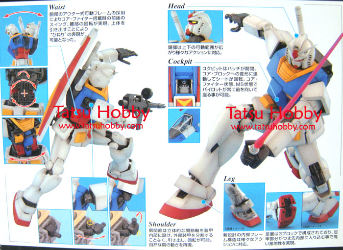 MG RX-78-2 Gundam ver 2.0 - Click Image to Close