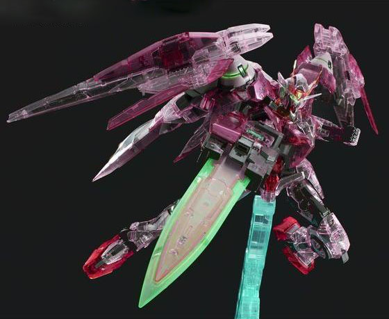 PG Gundam 00 Raiser Trans AM Clear Parts - Click Image to Close