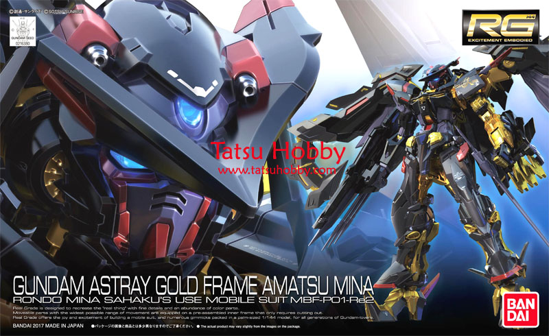 RG Gundam Astray Gold Frame Amatsu Mina - Click Image to Close