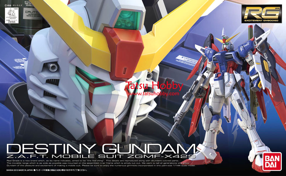 RG Destiny Gundam - Click Image to Close