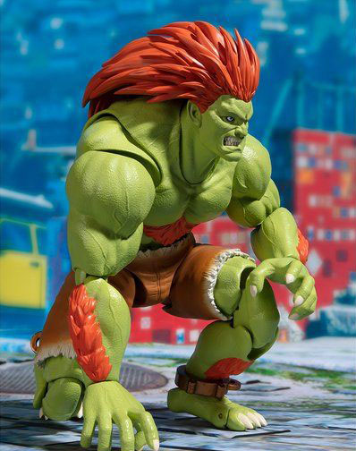 SH Figuarts Street Fighter: Blanka - Click Image to Close