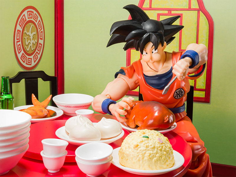 SH Figuarts Dragon Ball: Son Goku's Harahachibunme Set - Click Image to Close