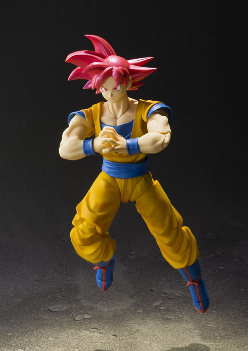 SH Figuarts Super Saiyan God Son Goku - Click Image to Close