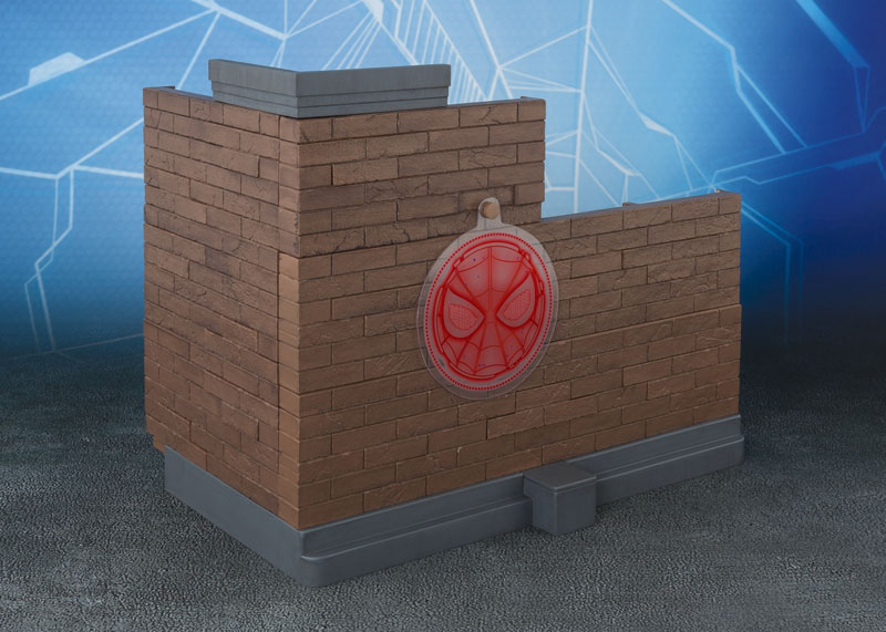 SH Figuarts Spider-Man Homecoming + Option Act Wall - Click Image to Close