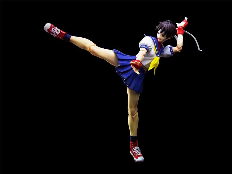 SH Figuarts Street Fighter: Sakura Kasugano - Click Image to Close