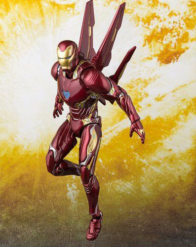 SH Figuarts Iron Man Mk 50 & Nano Weapon Set - Click Image to Close