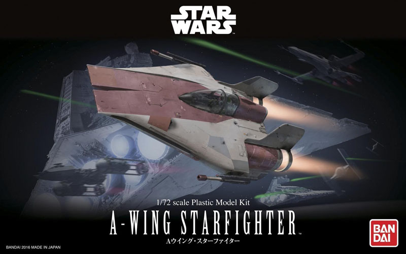 1/72 A-Wing Starfighter - Click Image to Close