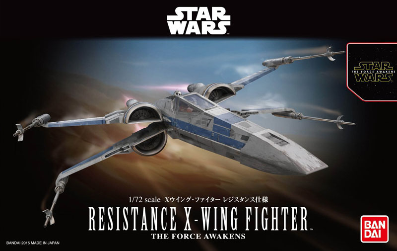 1/72 Resistance X-Wing Fighter - Click Image to Close
