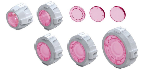 Non Scale Builders' Parts: MS Sight Lens 2 (Pink ver) - Click Image to Close