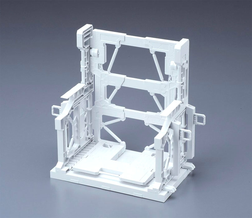 1/144 Builders' Parts: System Base 001 White Color - Click Image to Close