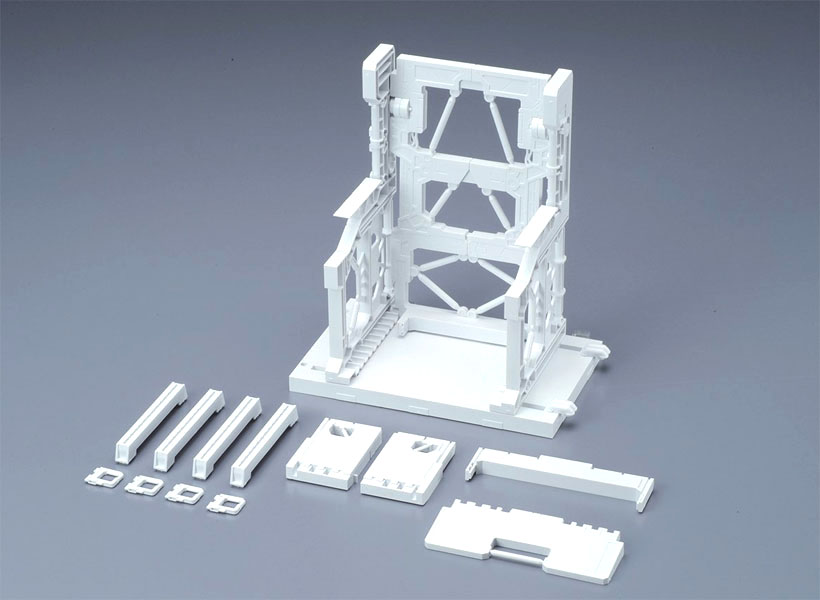 1/144 Builders' Parts: System Base 001 White Color - Click Image to Close