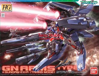 HG GN Arms Type E + Gundam Exia (Trans Mode)